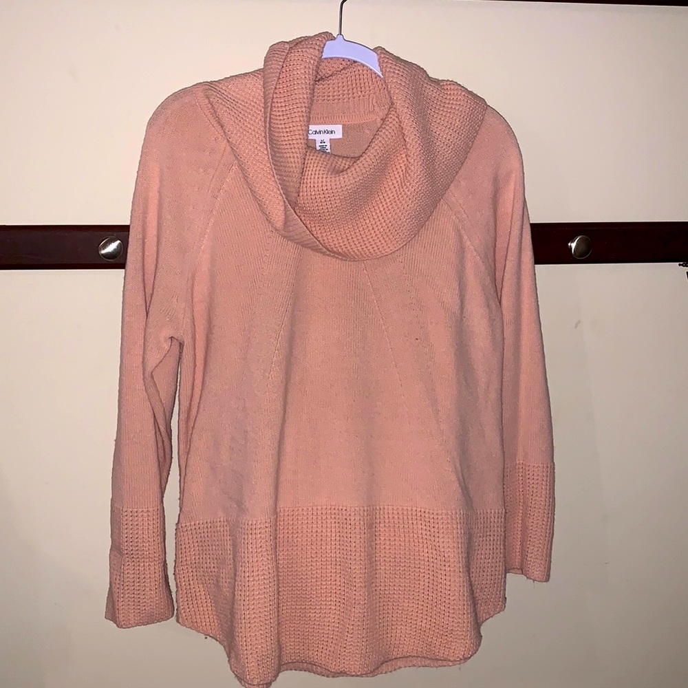Pink longsleeve Calvin Klein maternity sweater